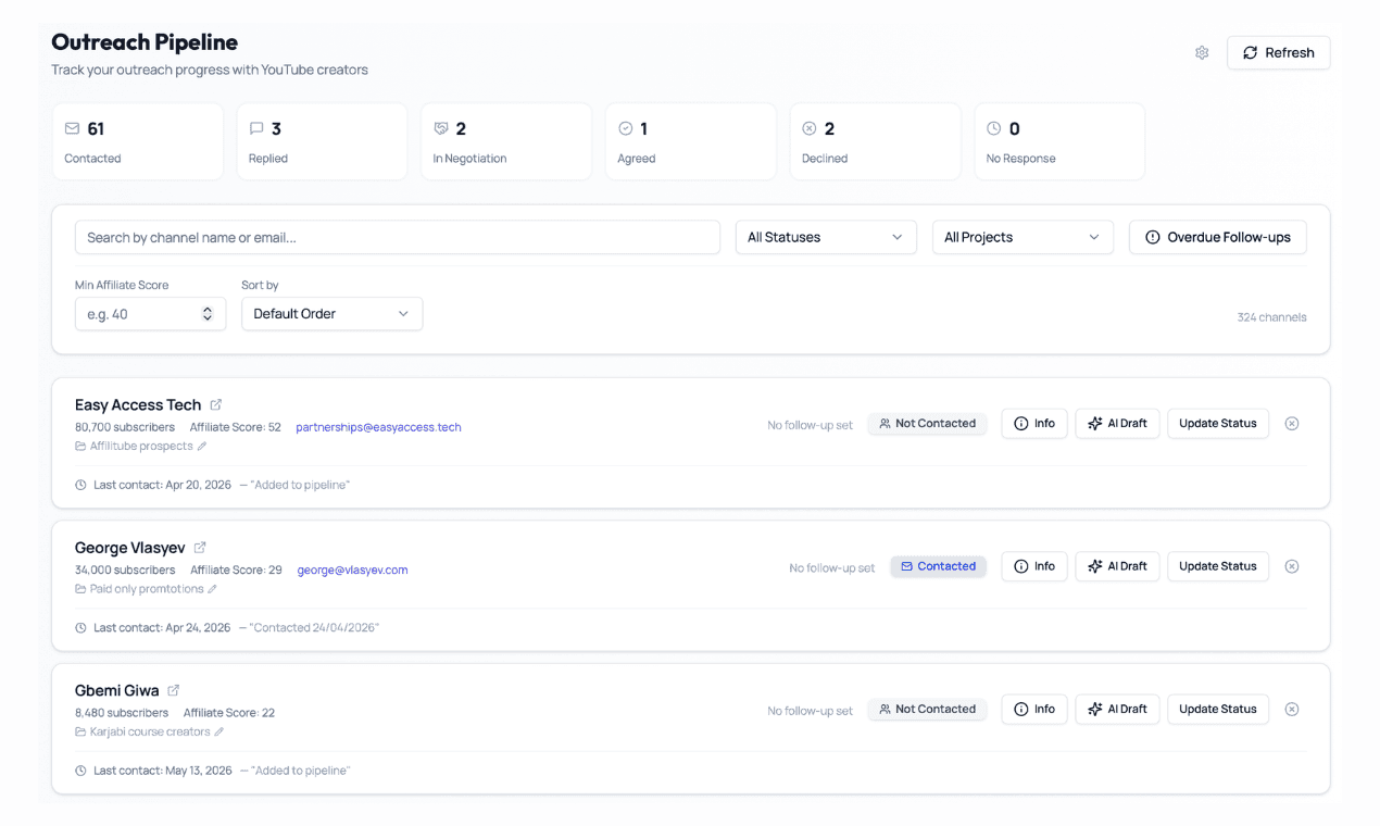 Screenshot 2 of Affilitube