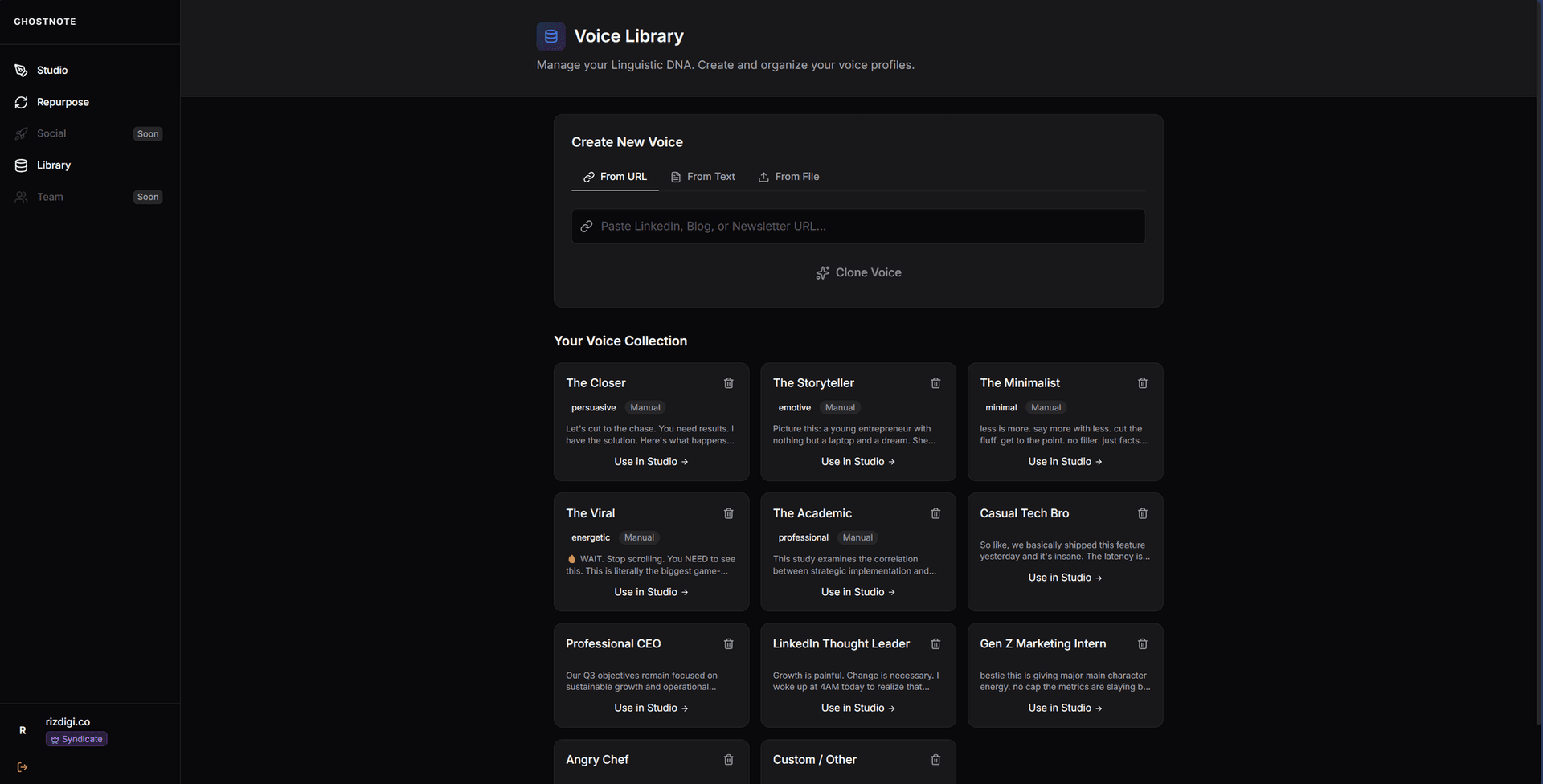 Screenshot 2 of GhostNote