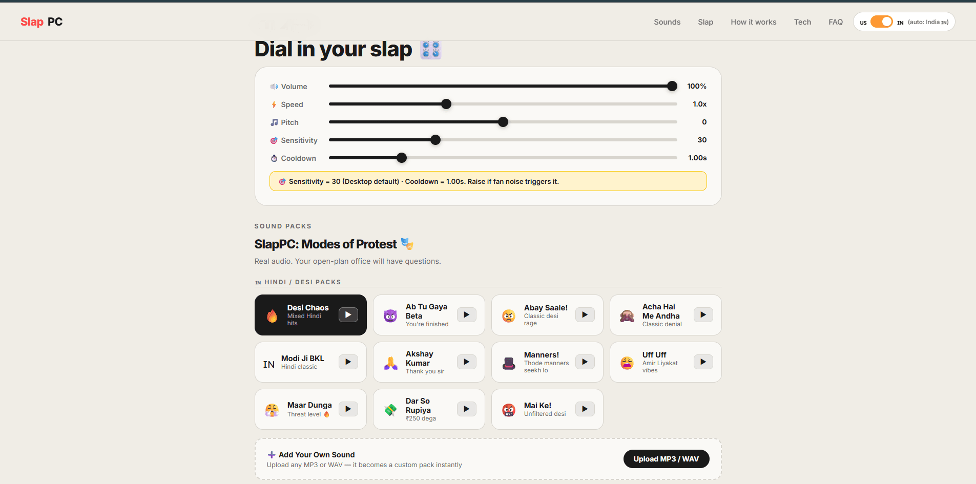 Screenshot 2 of SlapPC