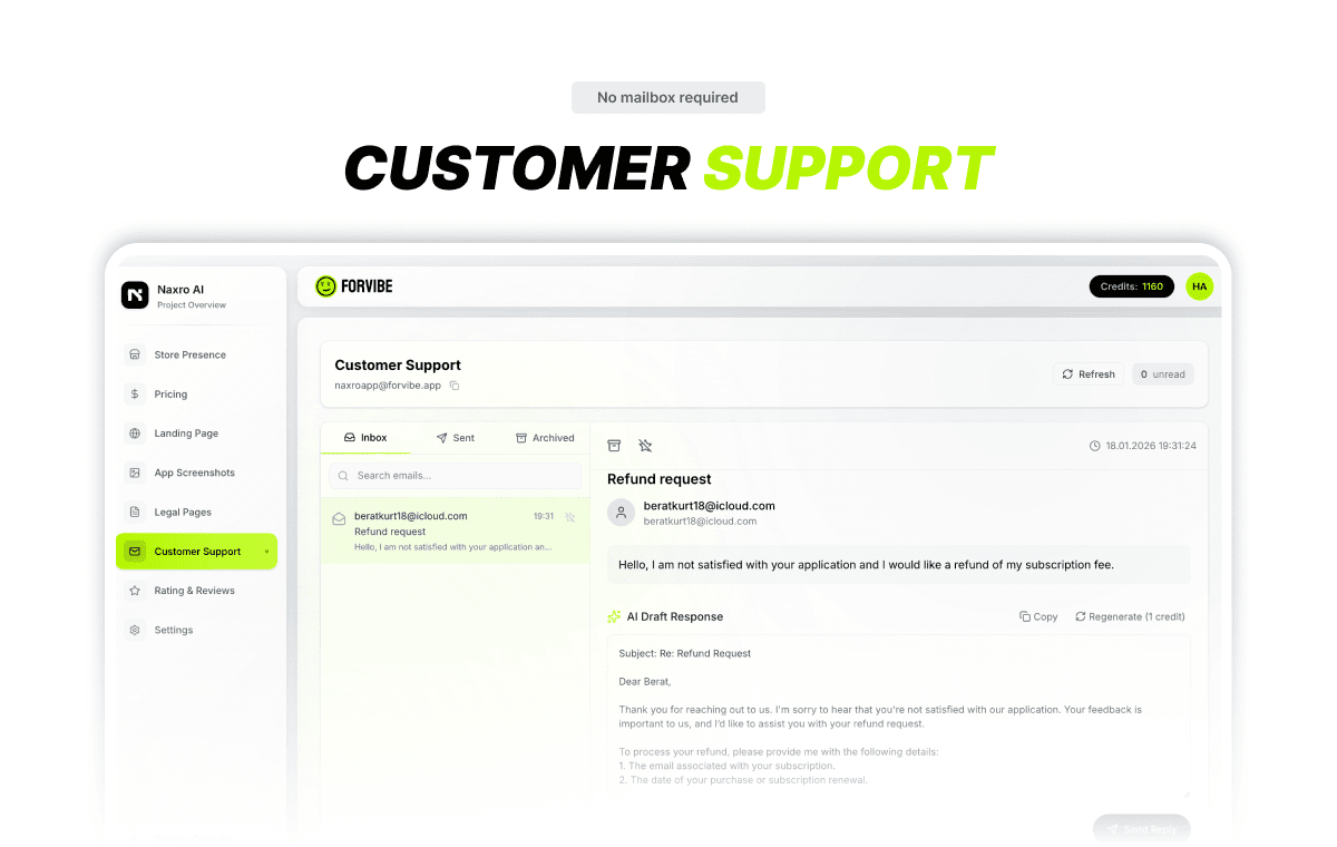 Screenshot 1 of Forvibe