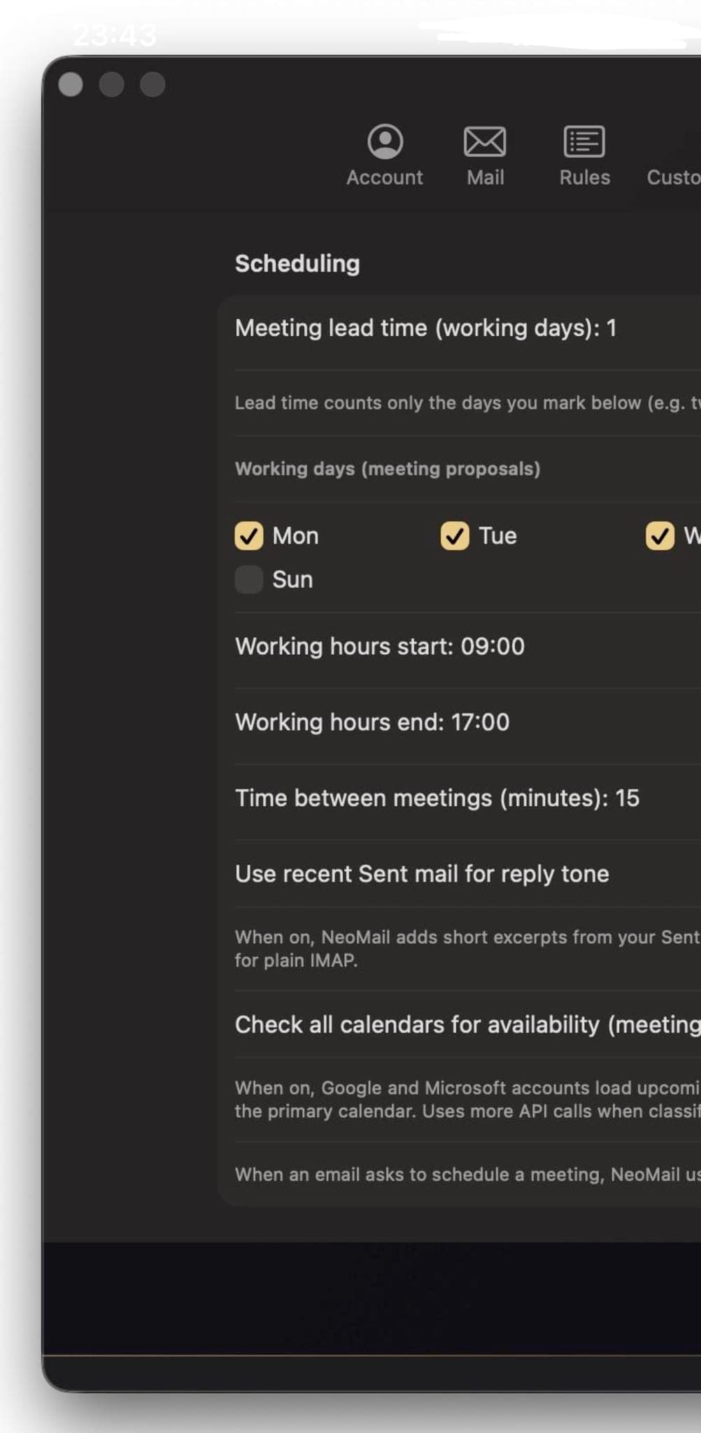 Screenshot 1 of NeoMail