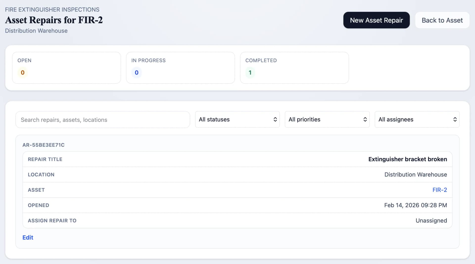 Screenshot 3 of Inspection Logging