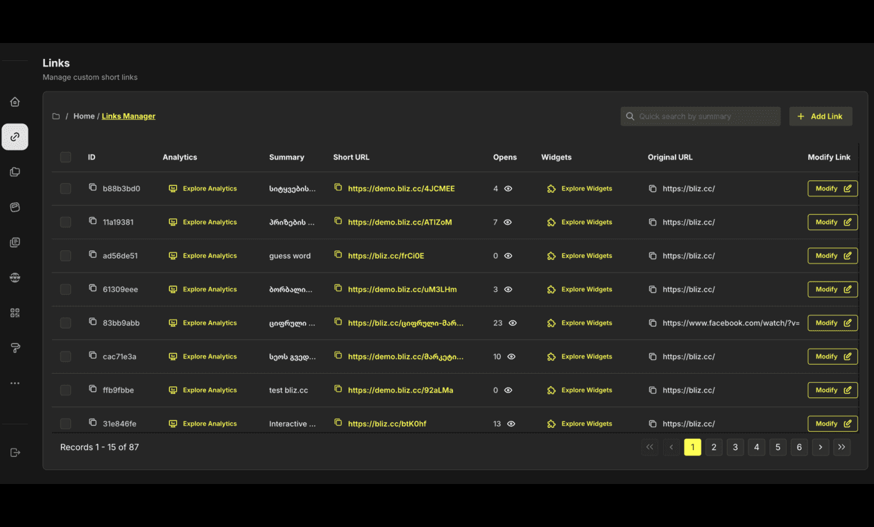 Screenshot 1 of bliz.cc