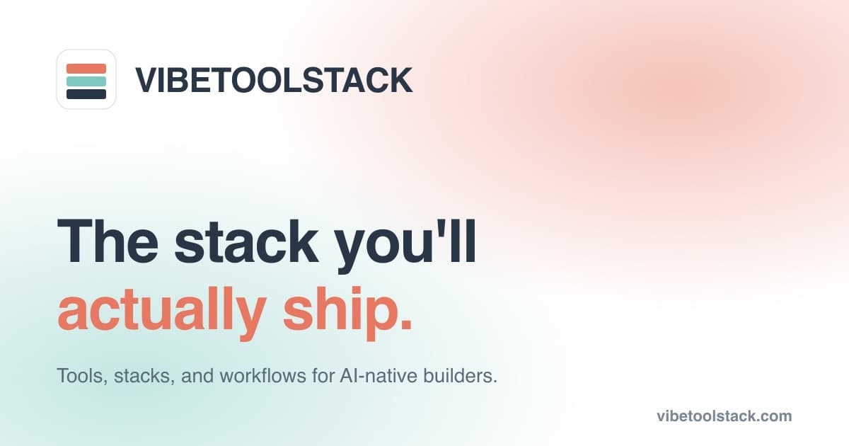 Screenshot 1 of Vibetoolstack