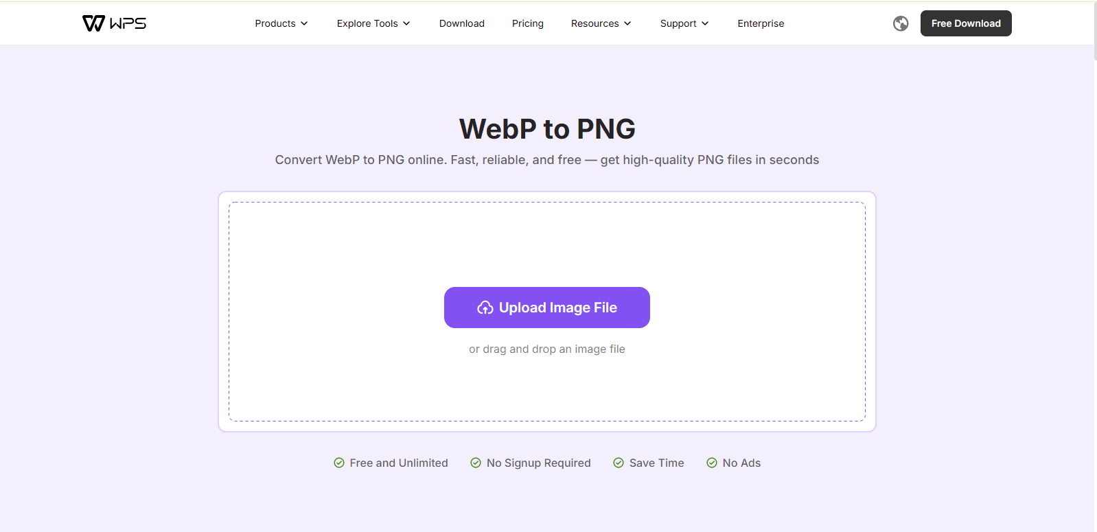 Screenshot 1 of WebP To PNG