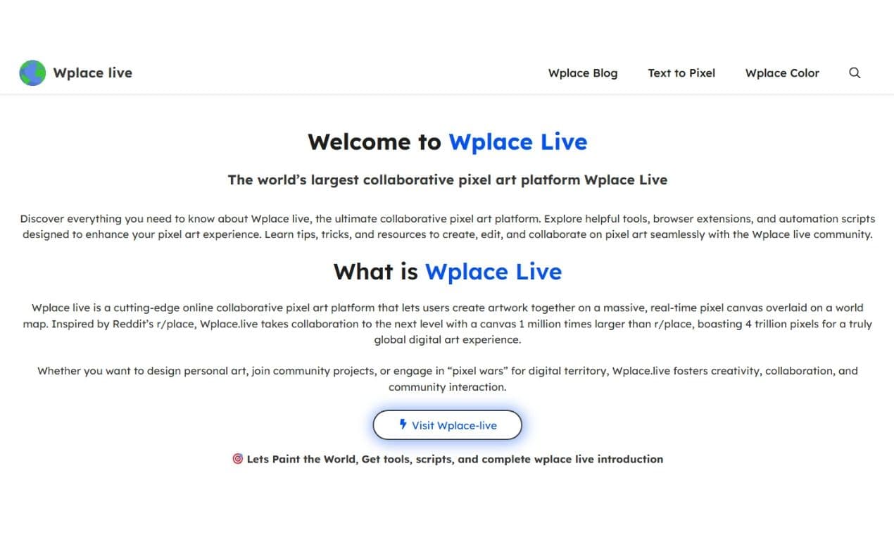 Screenshot 2 of Wplace Live