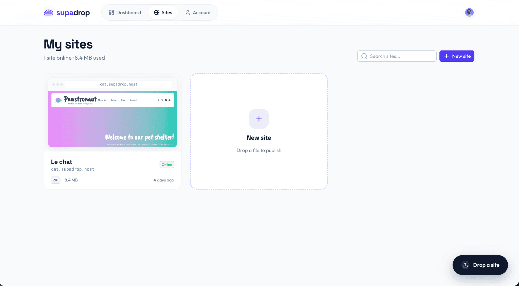 Screenshot 4 of Supadrop