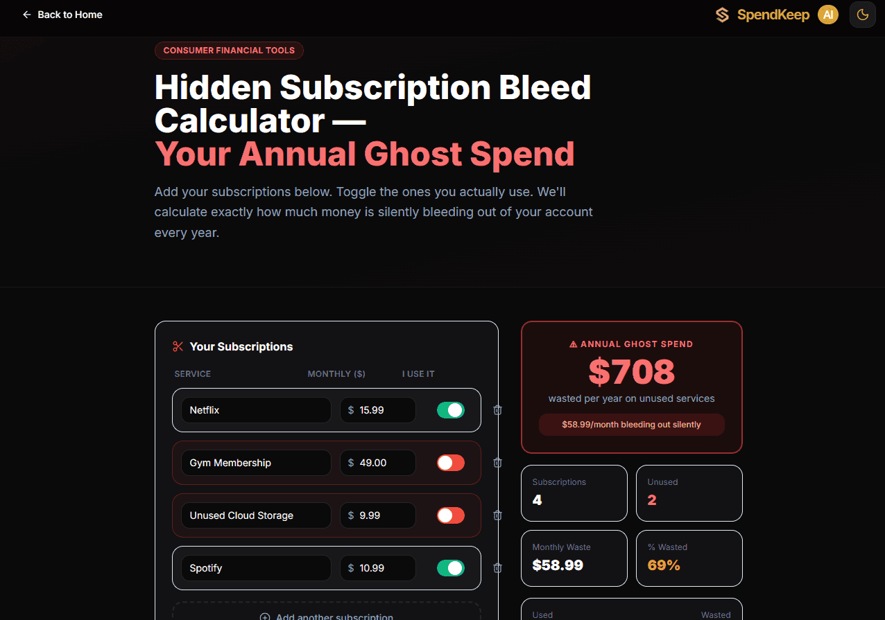 Screenshot 4 of SpendKeep