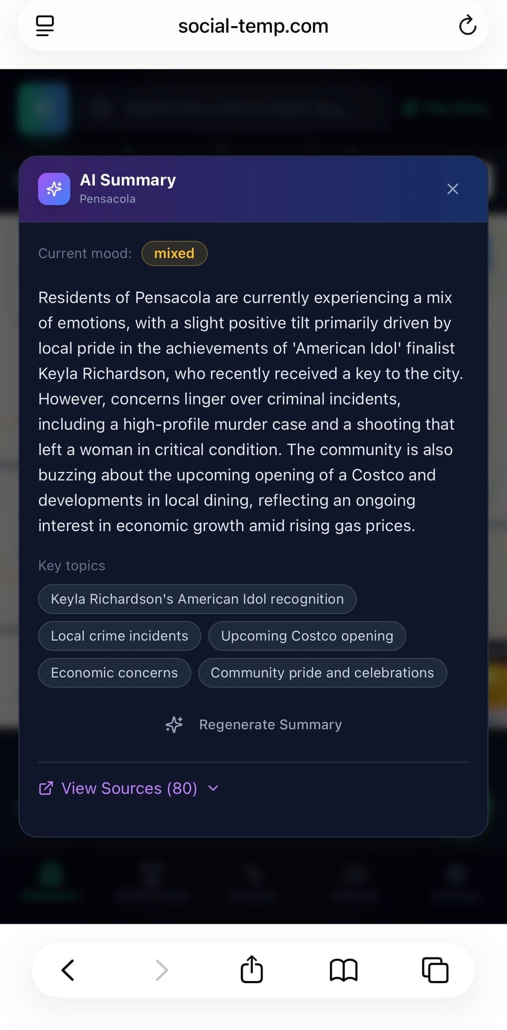 Screenshot 3 of SocialTemp