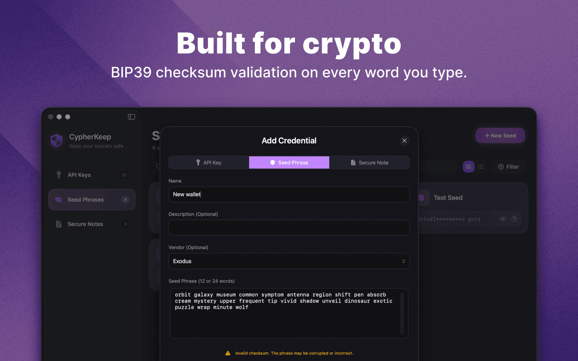 Screenshot 3 of CypherKeep