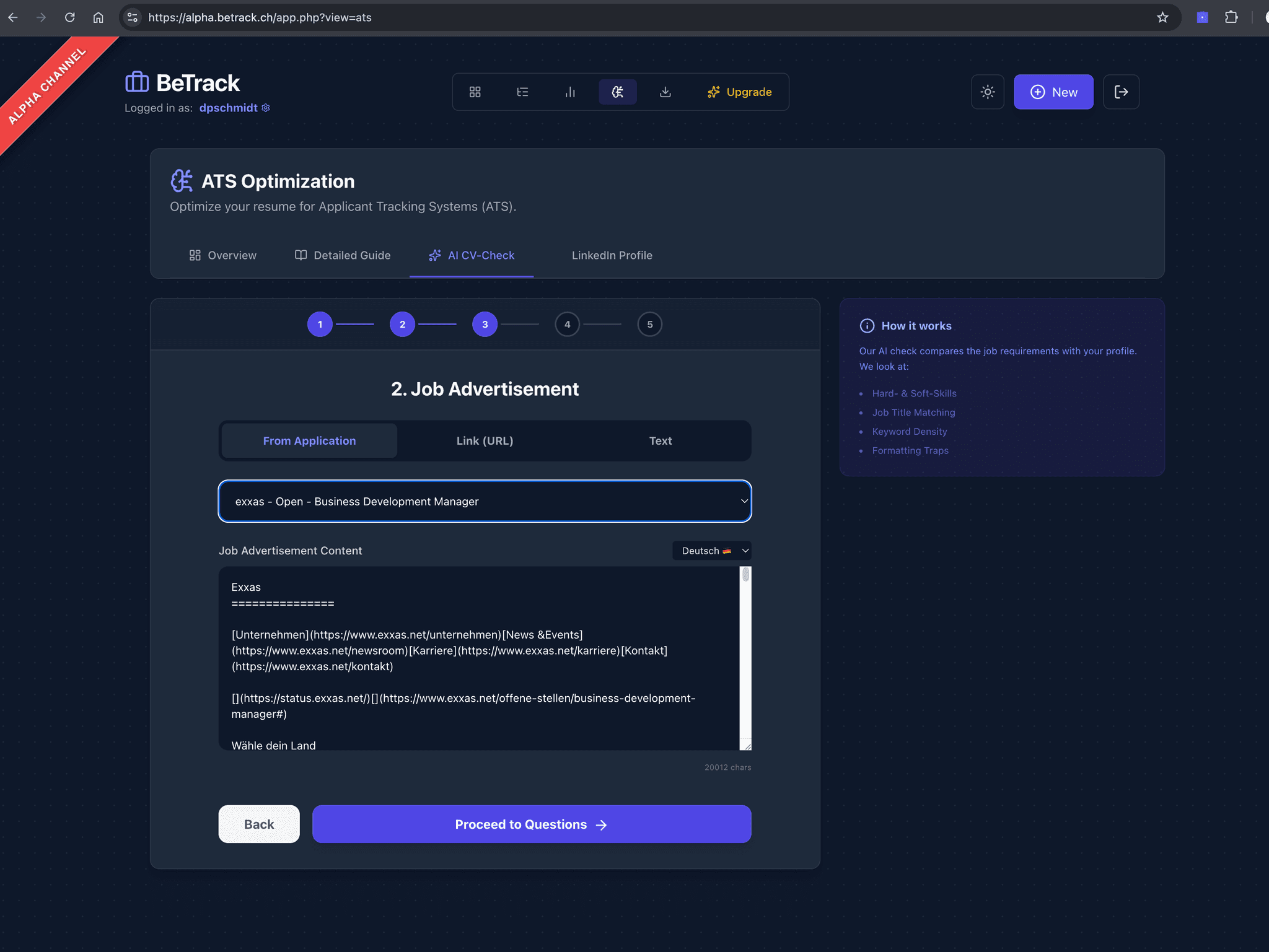 Screenshot 2 of BeTrack