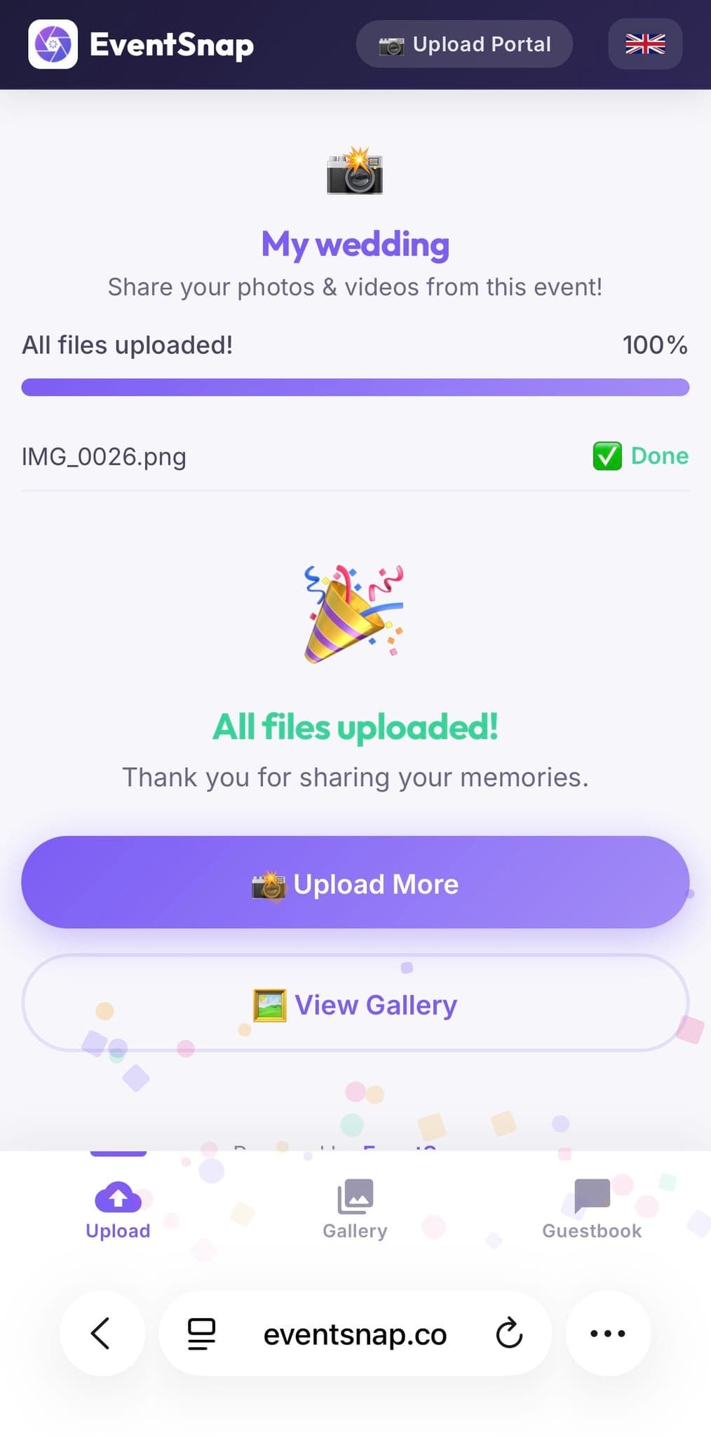 Screenshot 6 of EventSnap