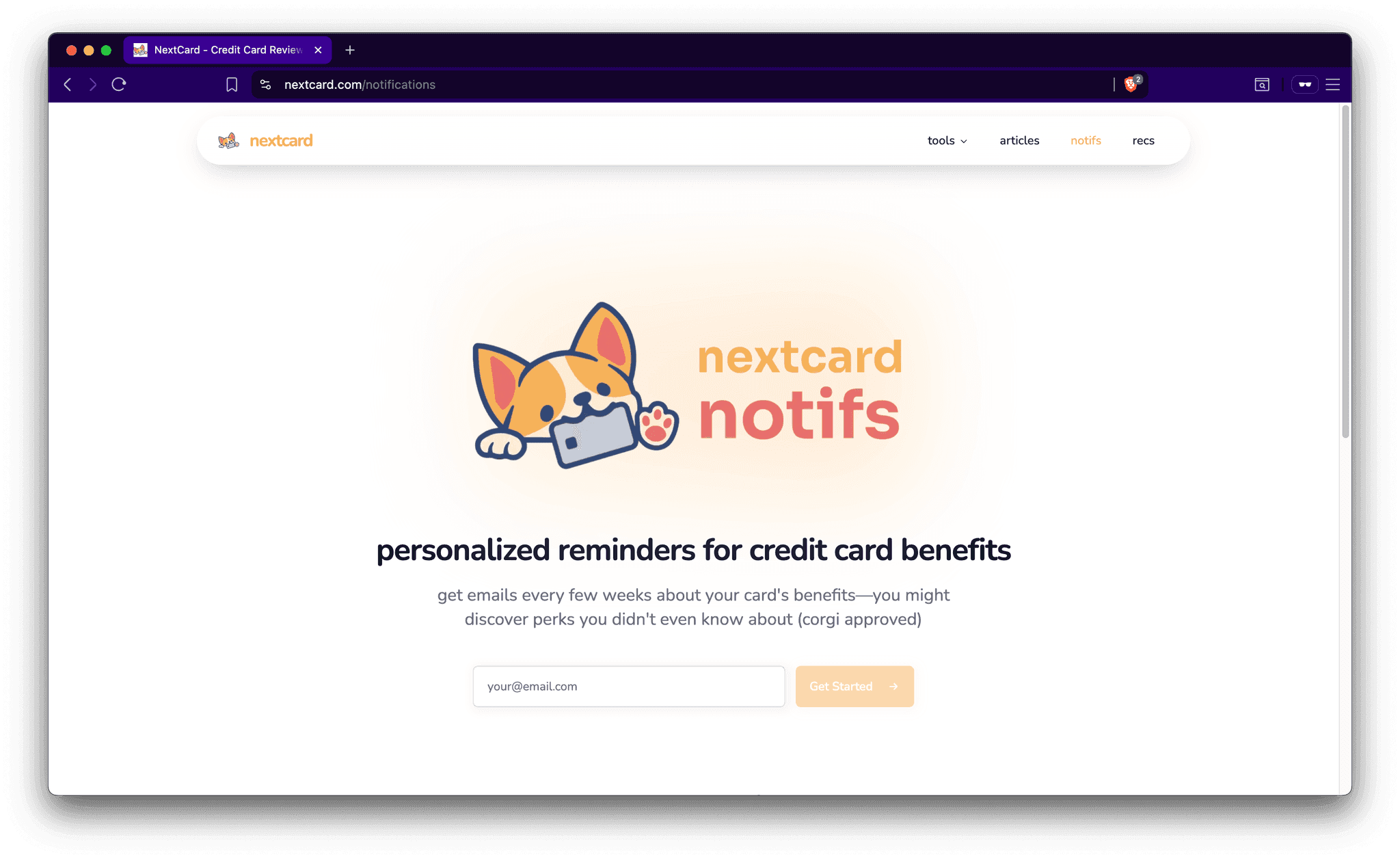 Screenshot 2 of NextCard Notifs