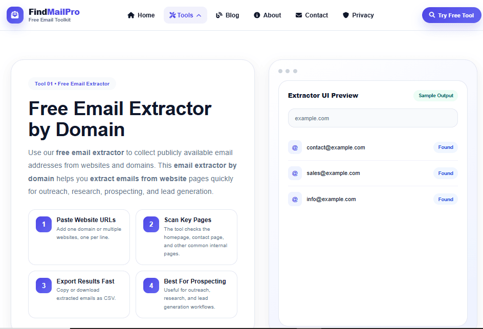 Screenshot 1 of FindMailPro