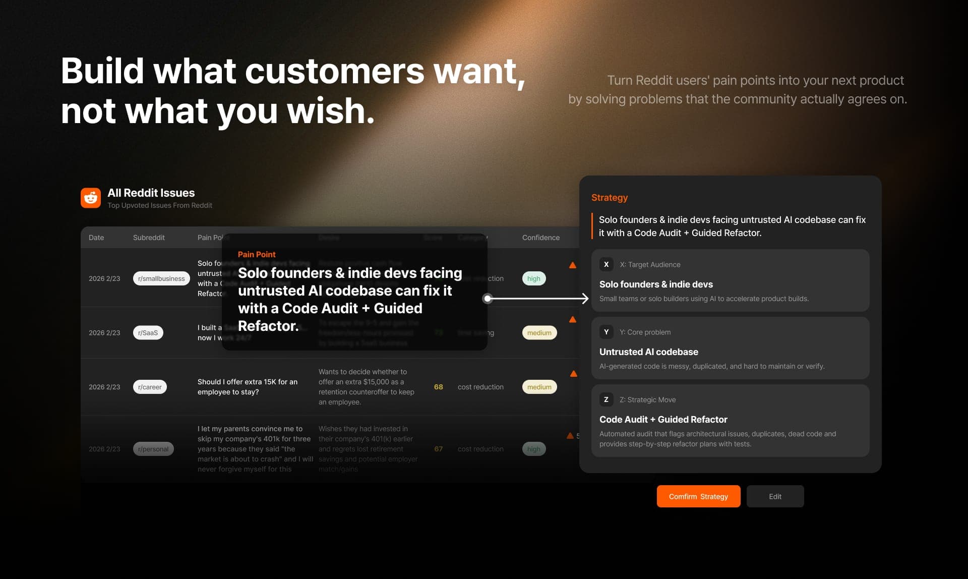 Screenshot 2 of Bunzee AI — Validate Ideas with Real Dat