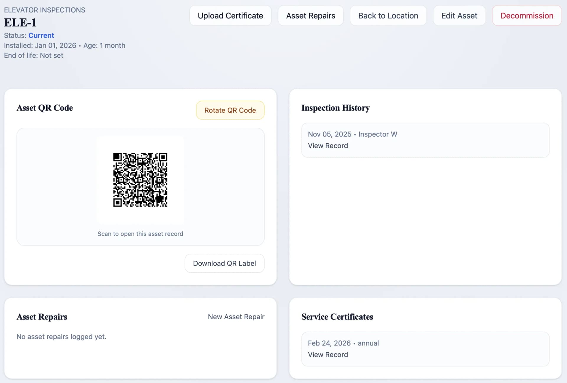 Screenshot 6 of Inspection Logging