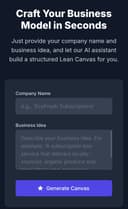 Lean Canvas Generator