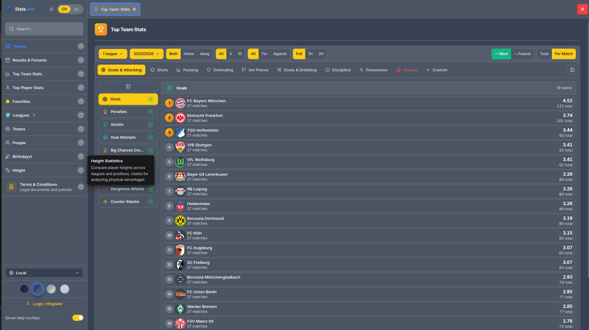 Screenshot 1 of StatsGem