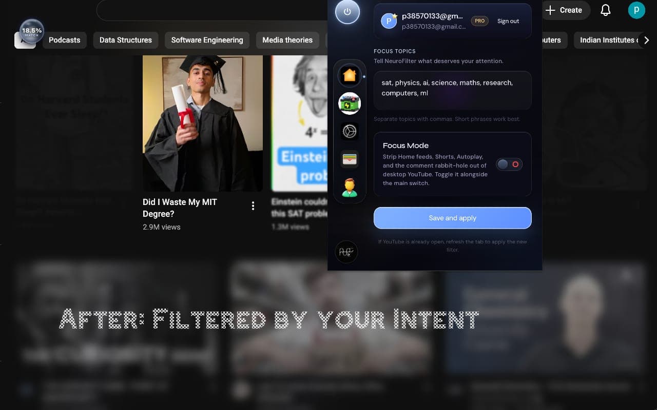 Screenshot 3 of NeuroFilterAI