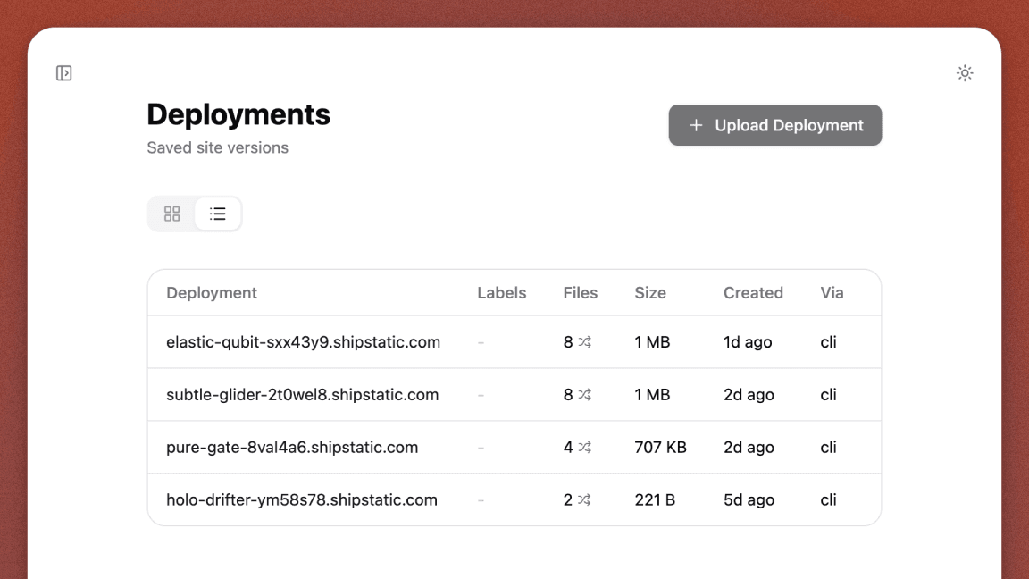 Screenshot 2 of ShipStatic