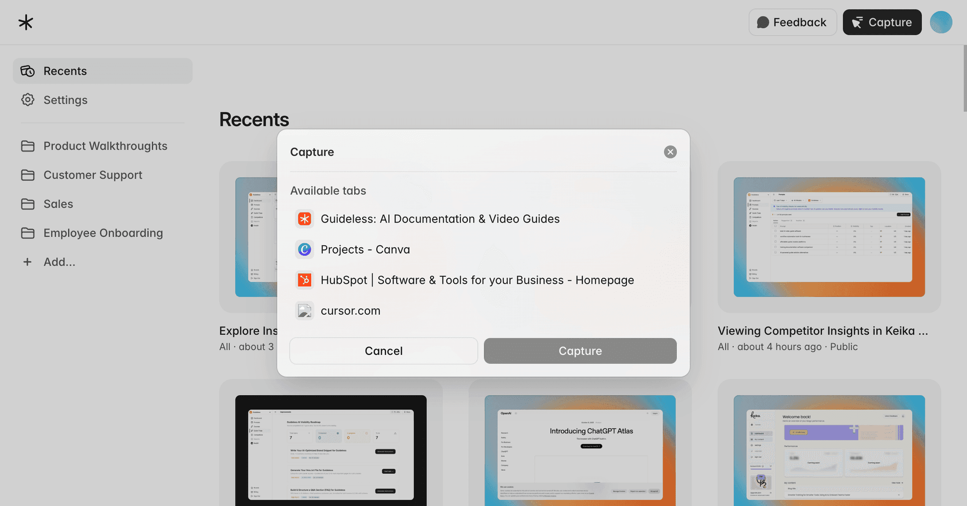 Screenshot 1 of Guideless