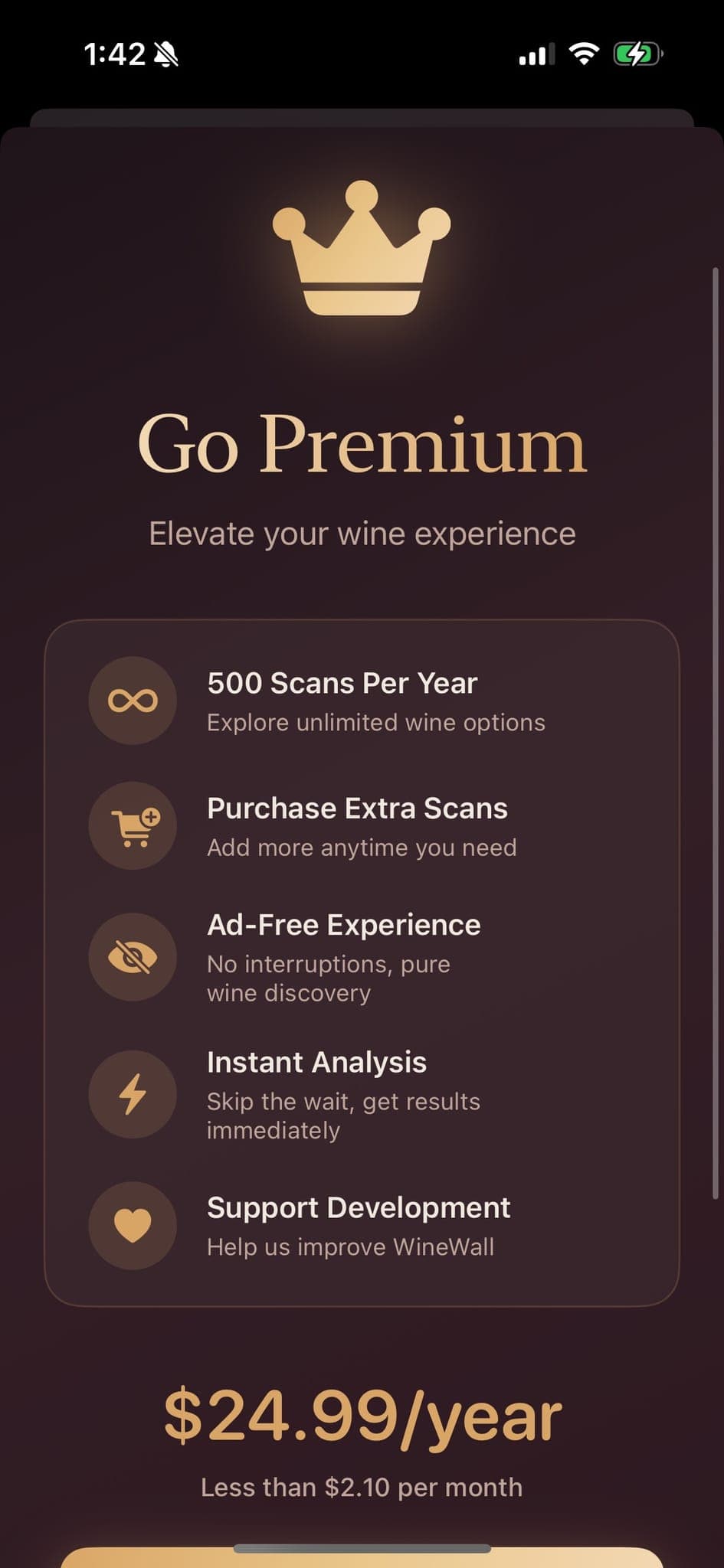 Screenshot 3 of WineWall - AI Wine Sommelier 