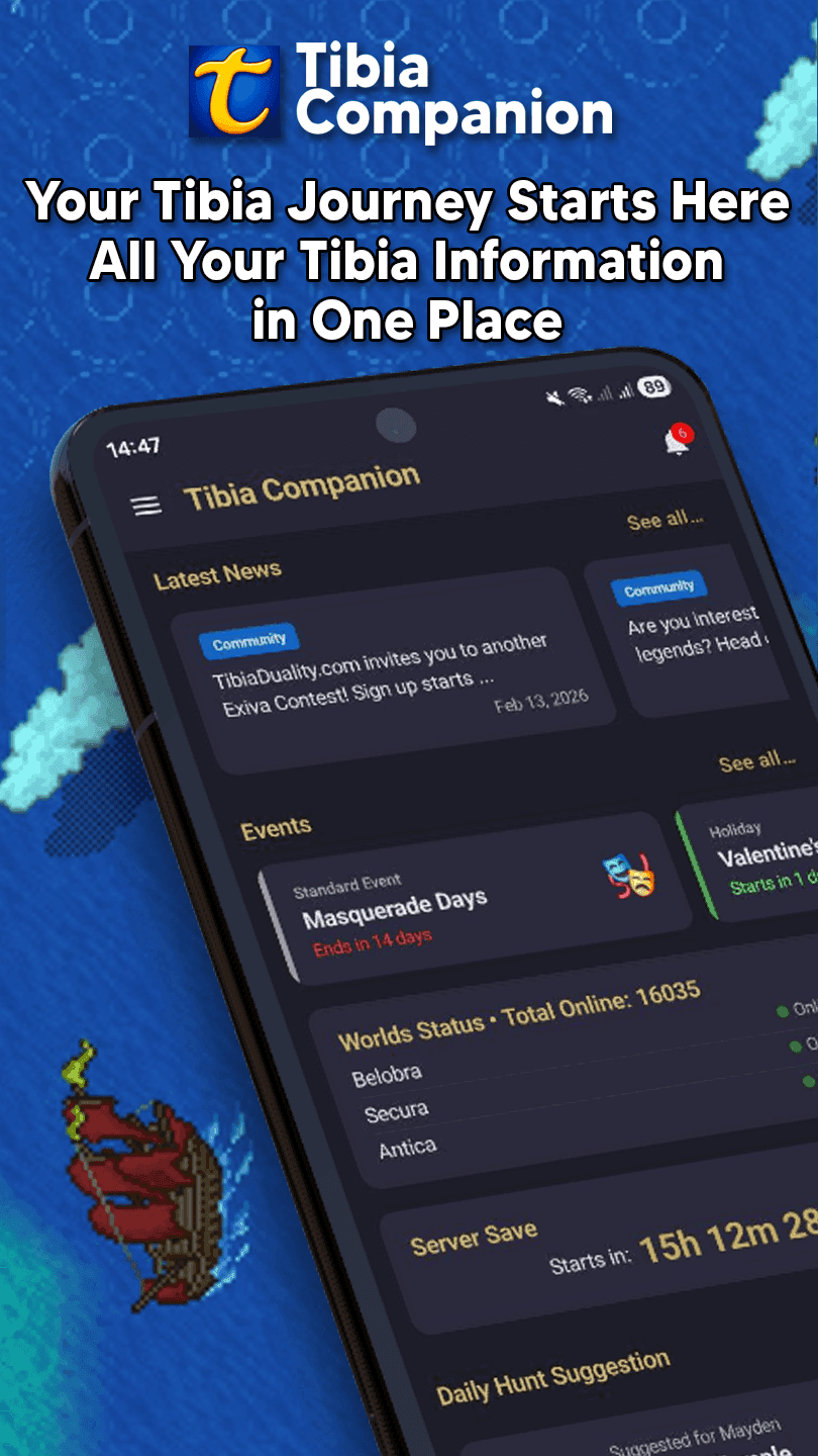 Screenshot 1 of Tibia Companion: All-in-One