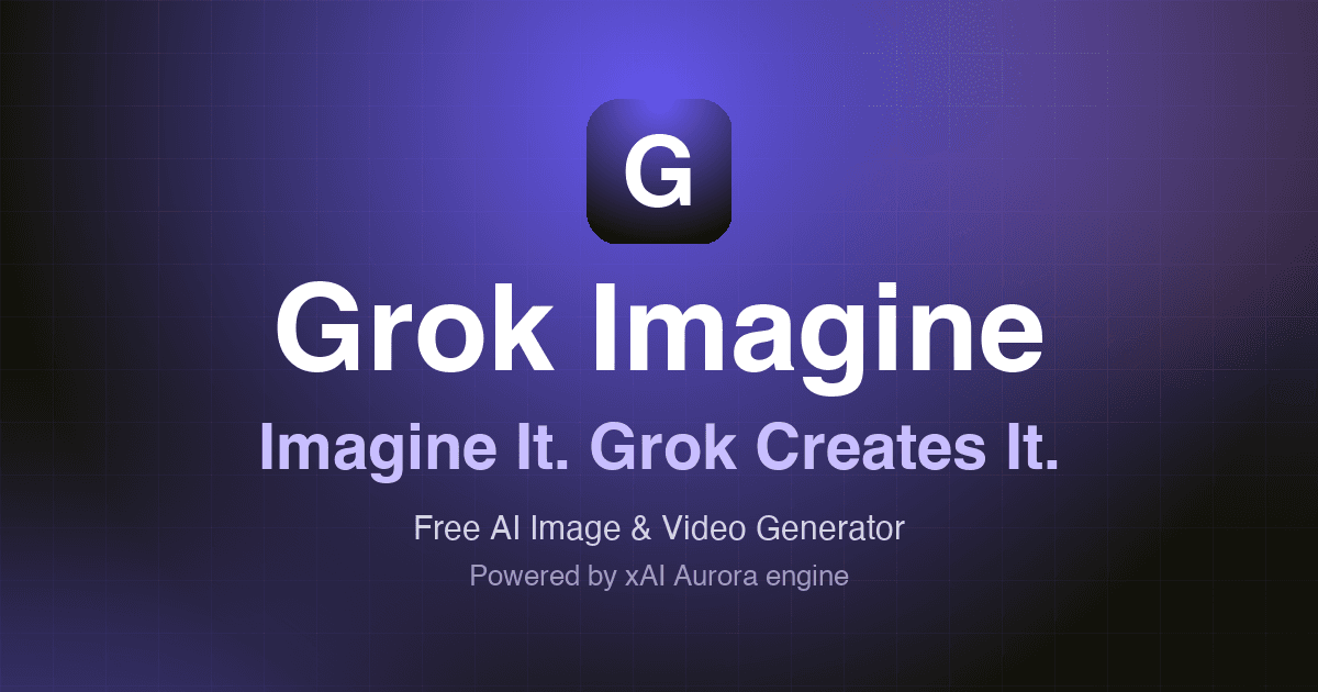 Screenshot 1 of Grok Imagine