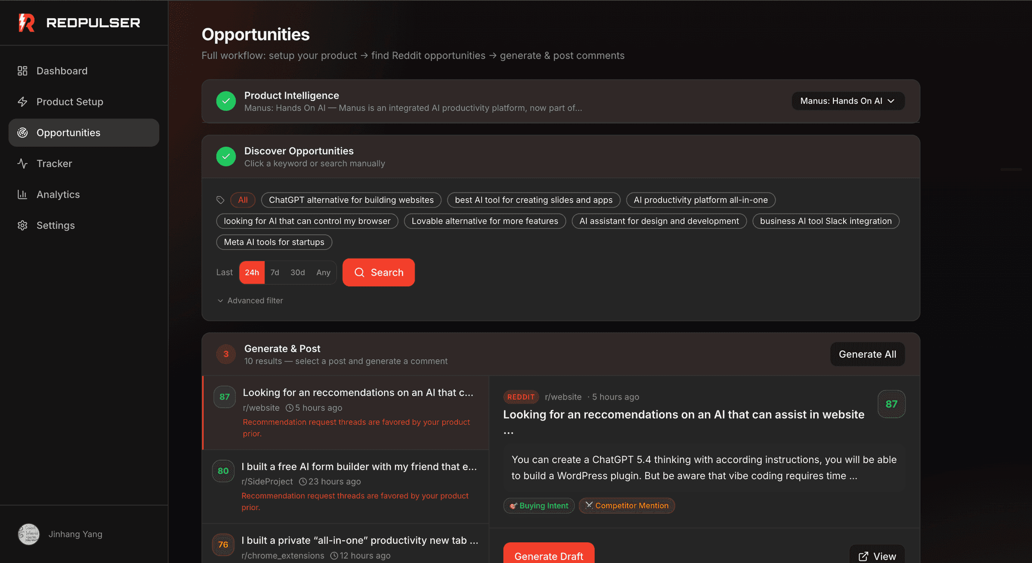 Screenshot 2 of RedPulser