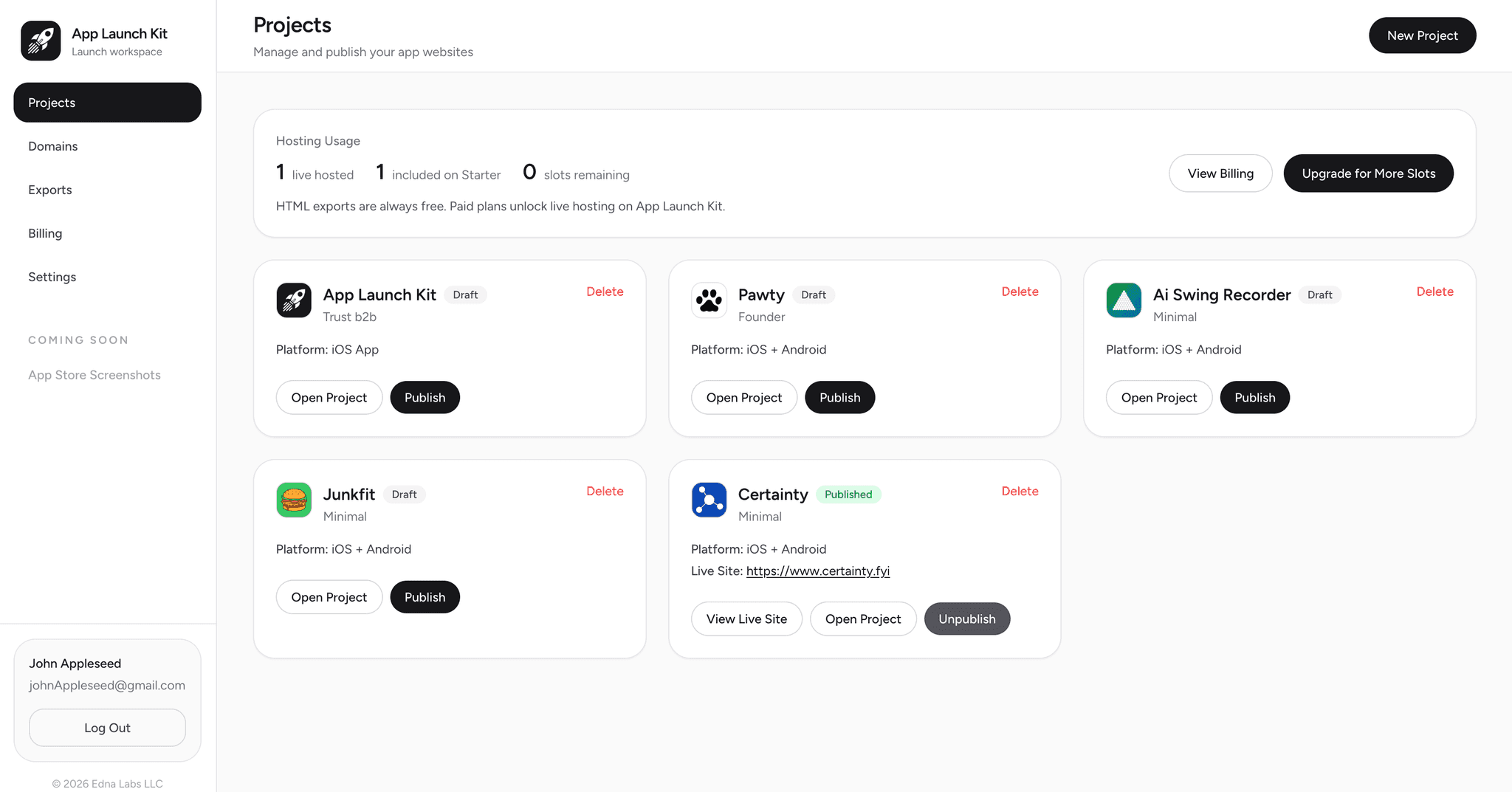 Screenshot 5 of App Launch Kit