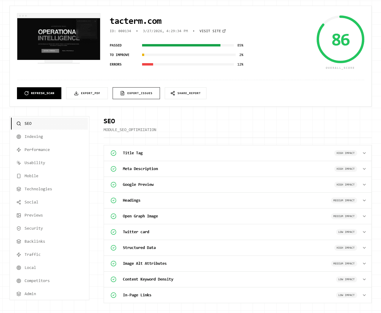Screenshot 4 of xSEO
