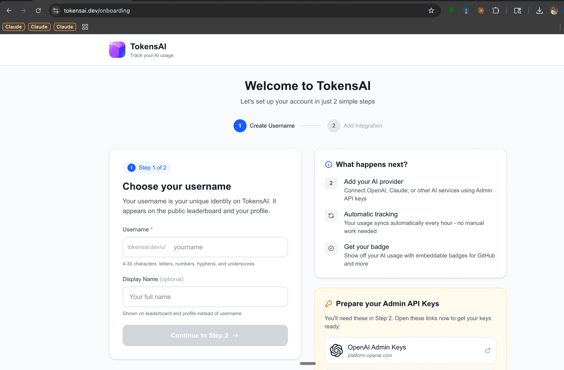 Screenshot 1 of TokensAI