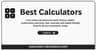 Best Calculators