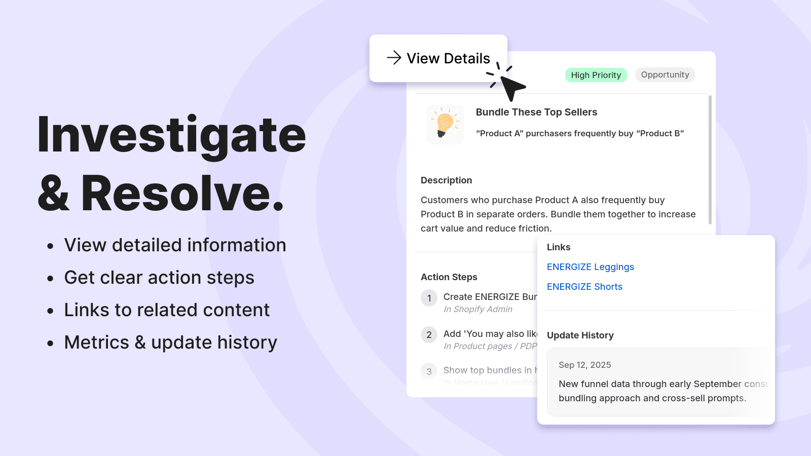 Screenshot 3 of Scryer - AI Analyst for Shopify Stores