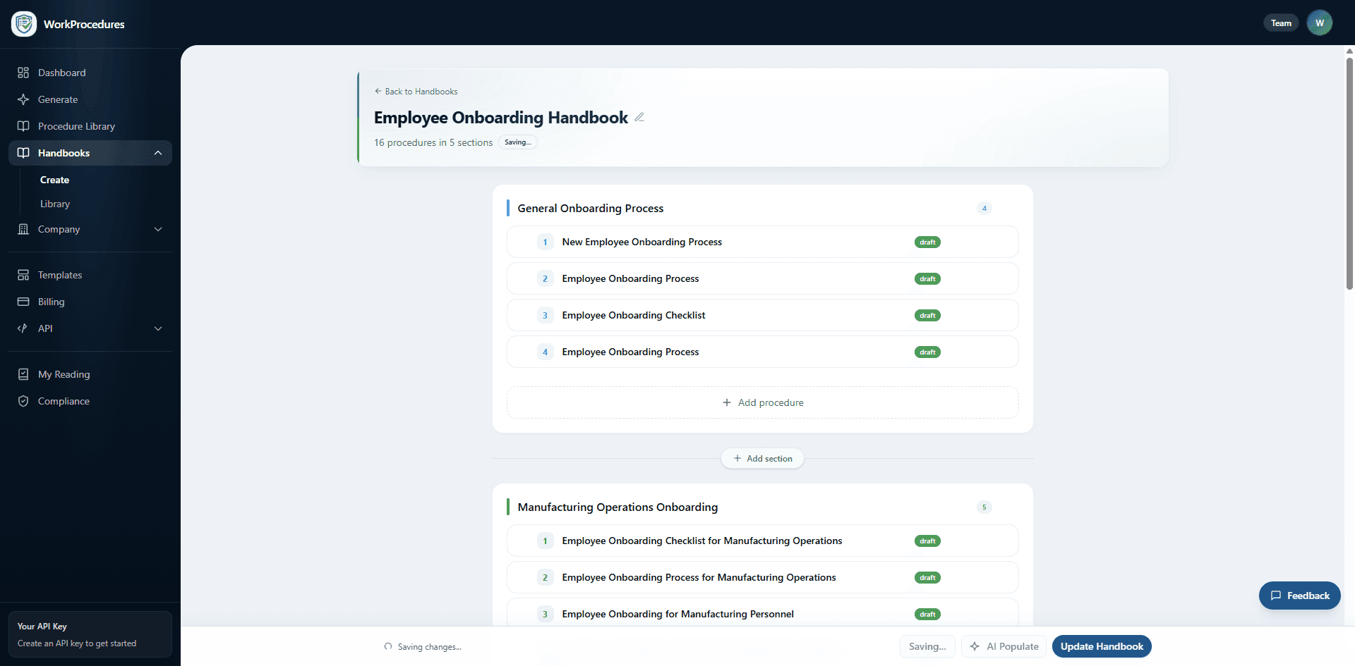 Screenshot 4 of WorkProcedures