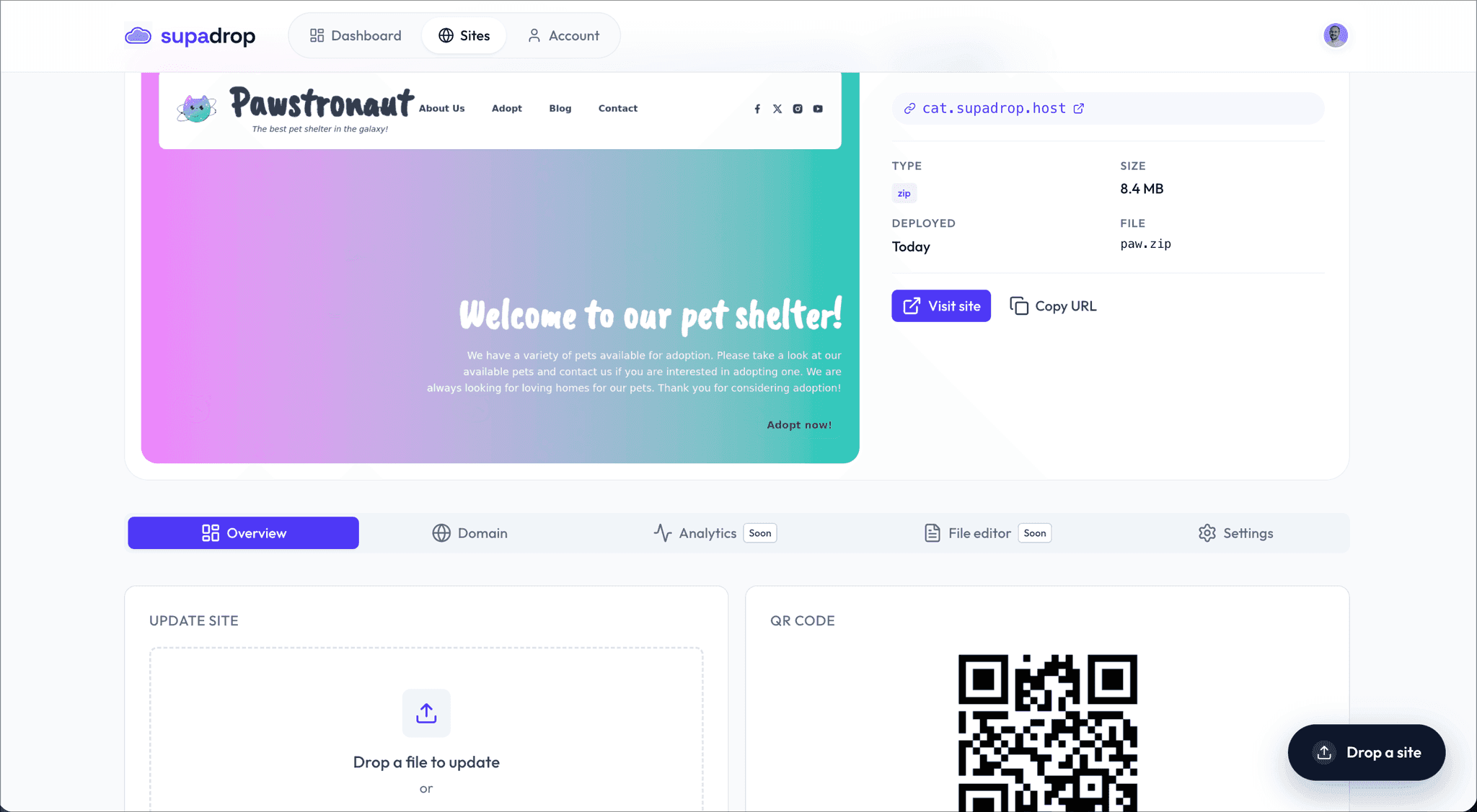 Screenshot 1 of Supadrop