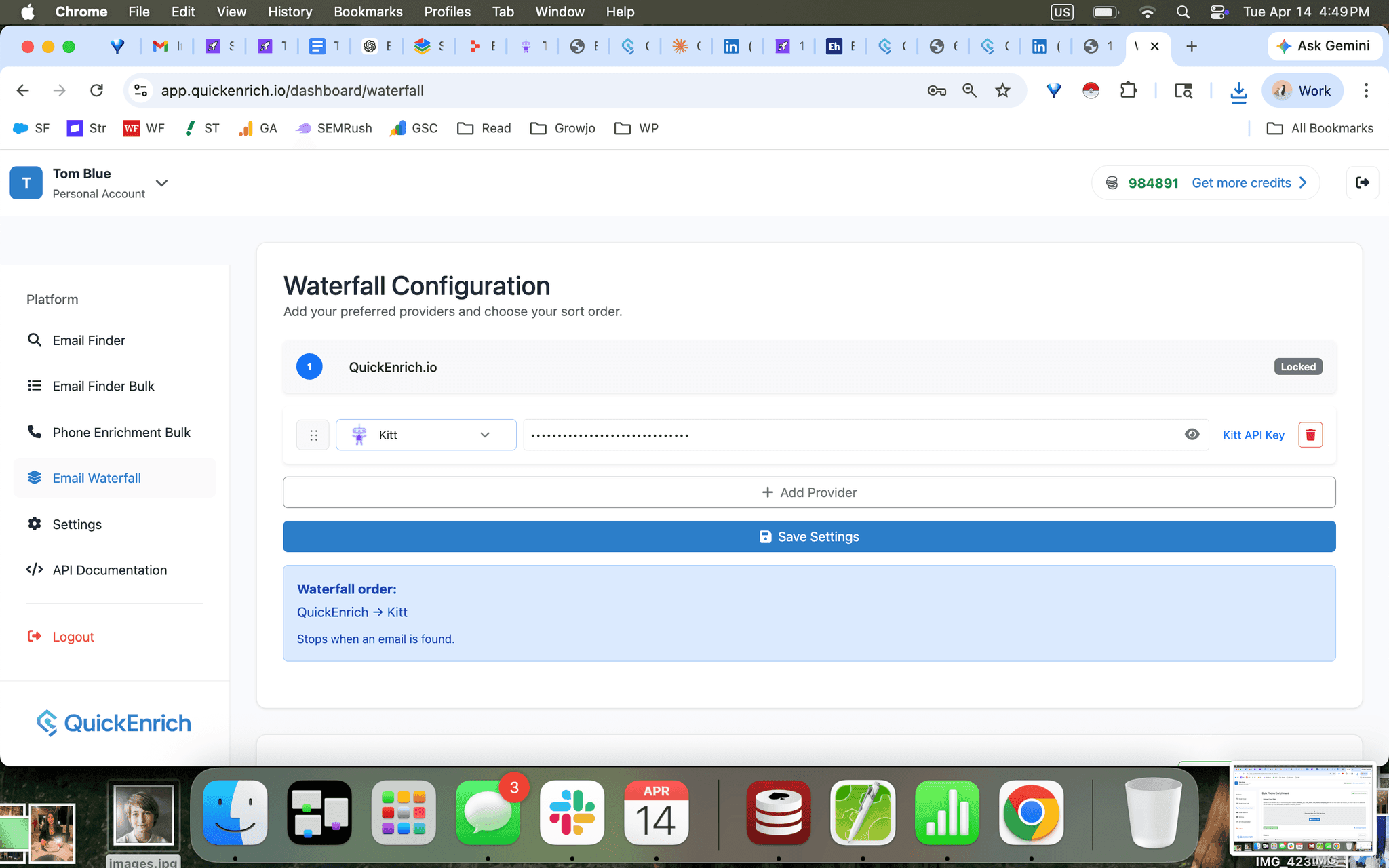 Screenshot 3 of QuickEnrich