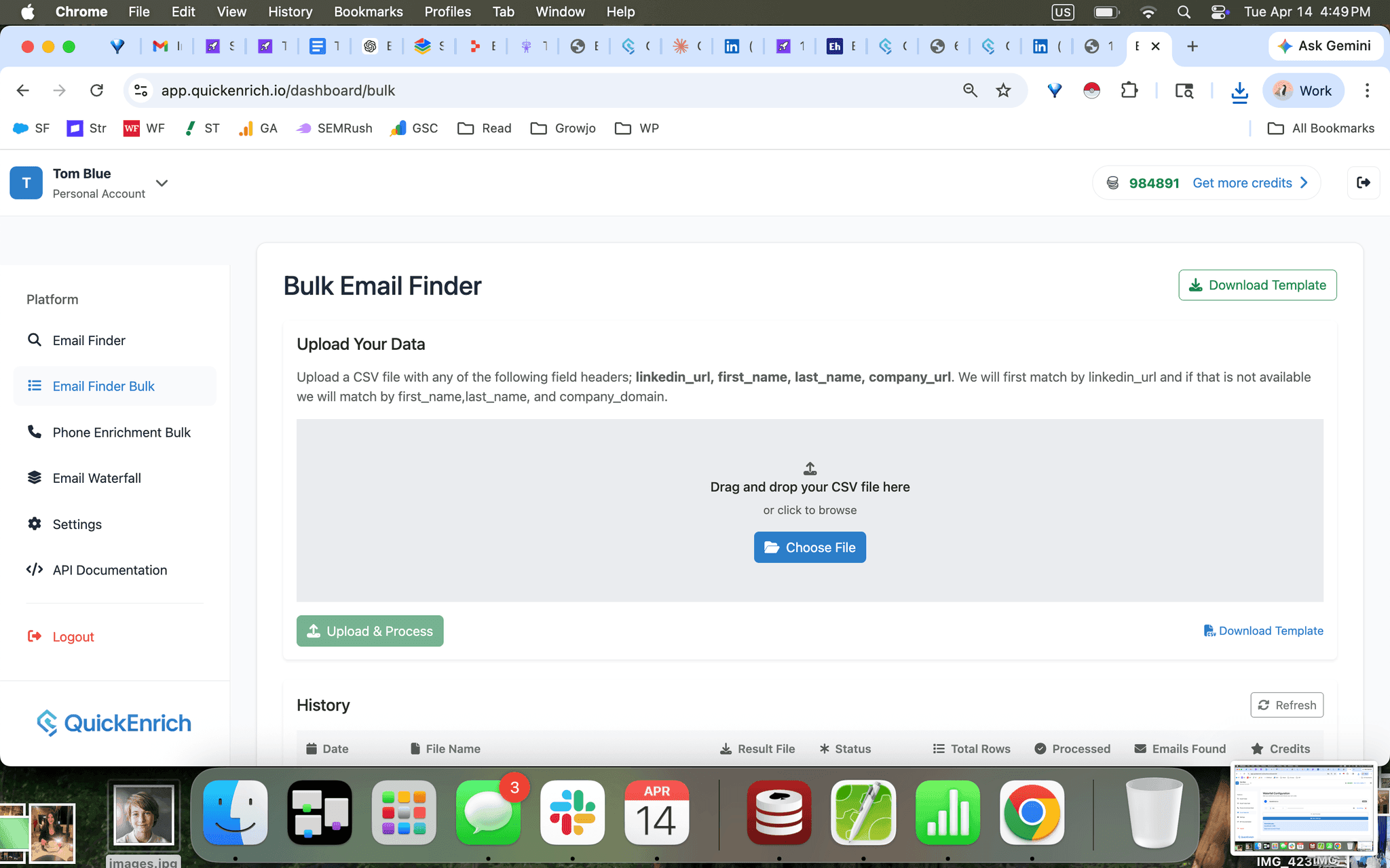 Screenshot 4 of QuickEnrich