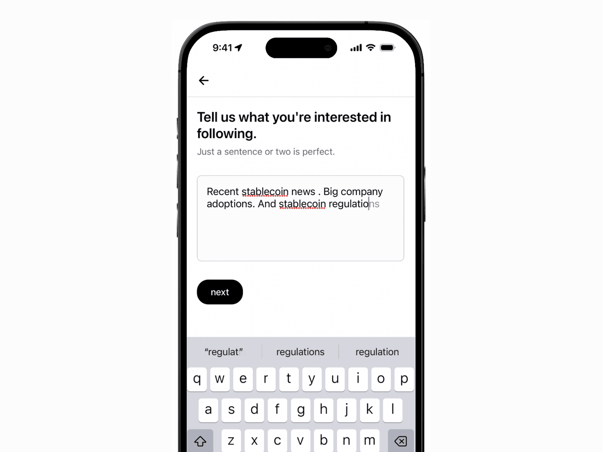 Screenshot 3 of A01: Your Personal News Agent