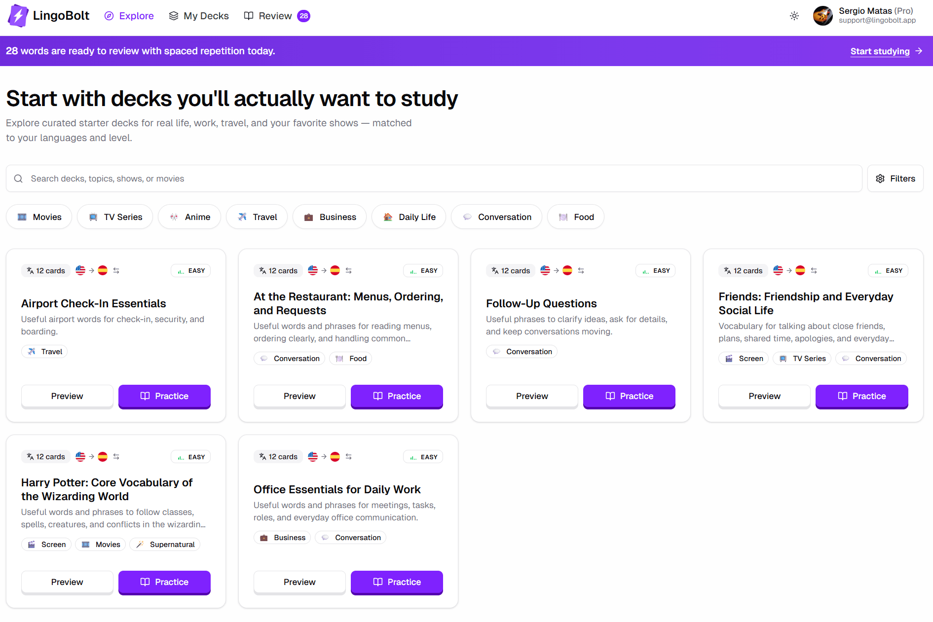 Screenshot 3 of LingoBolt