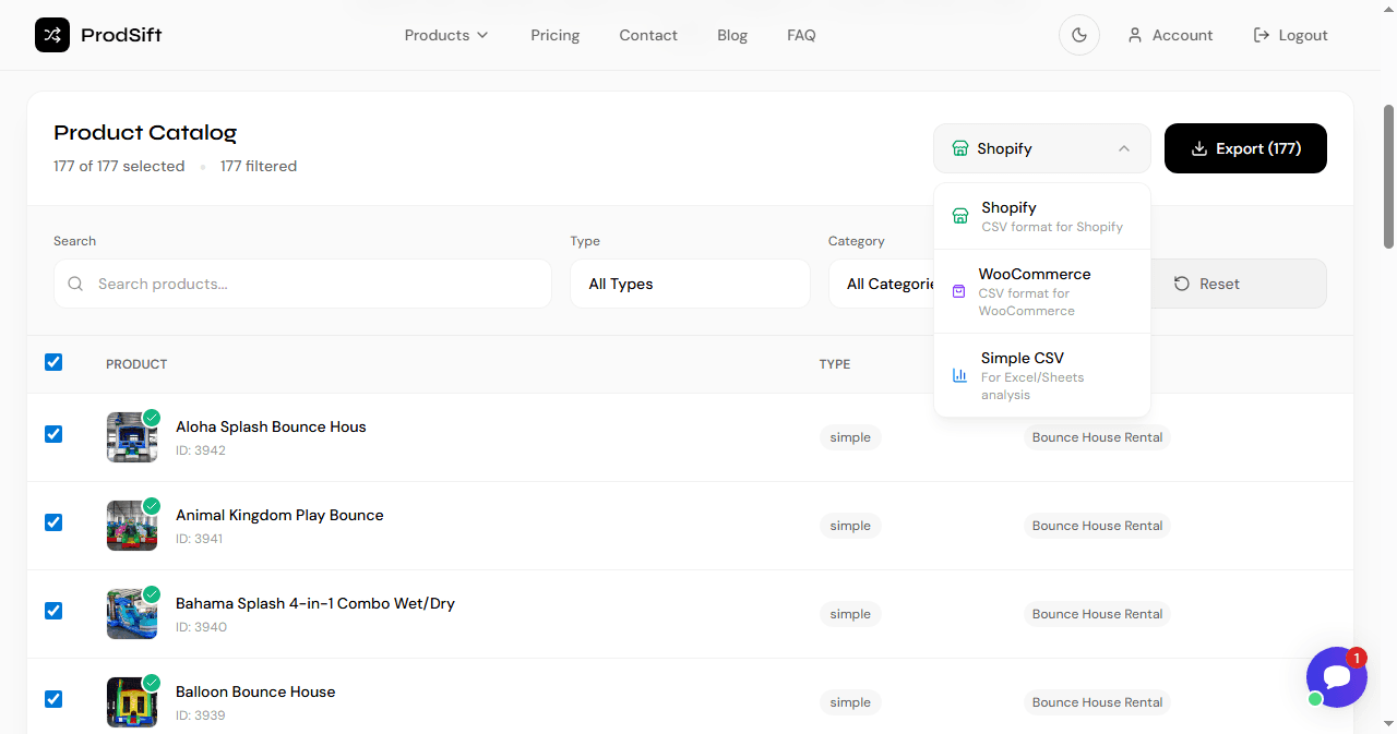 Screenshot 2 of ProdSift
