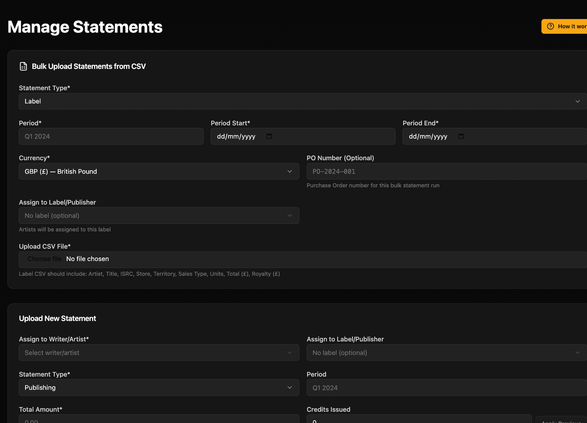 Screenshot 3 of RosterRoyalties