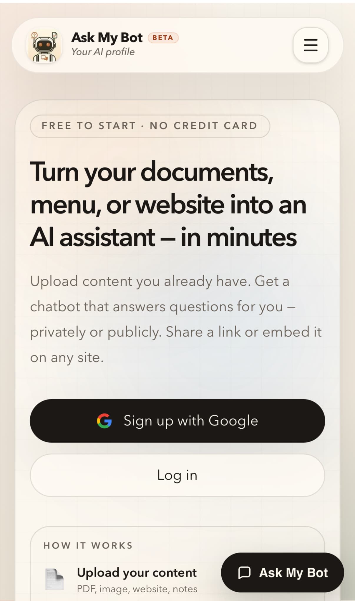 Screenshot 4 of Ask My Bot
