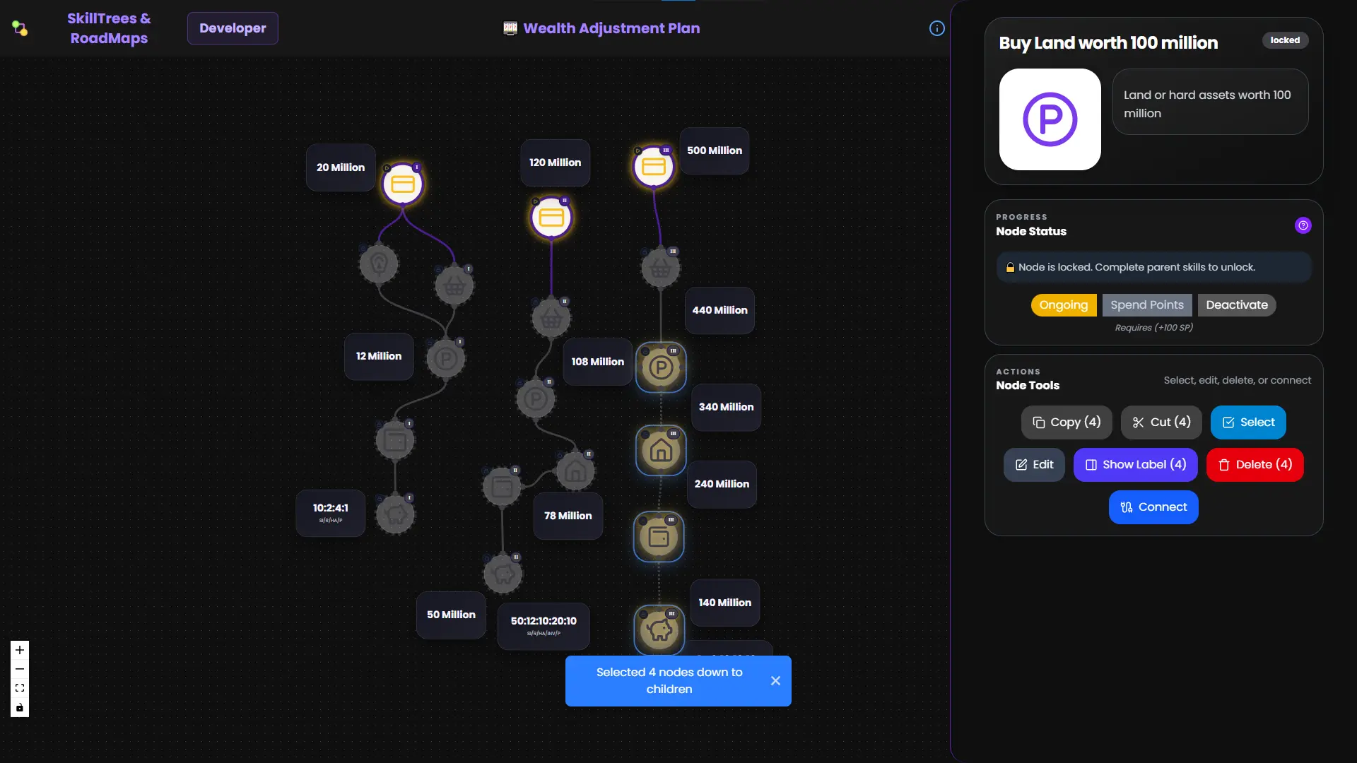 Screenshot 4 of SkillTrees & RoadMaps