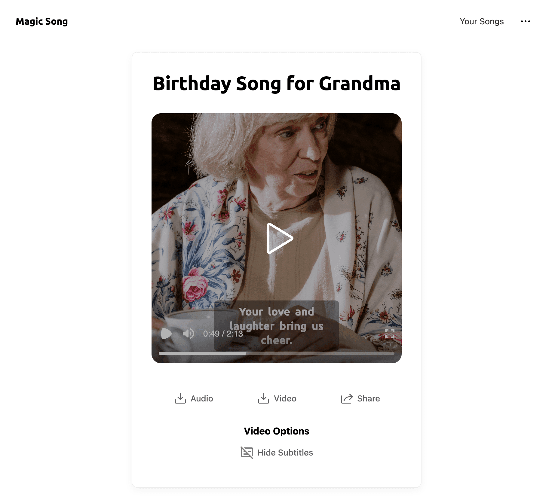 Screenshot 2 of Magic AI Song