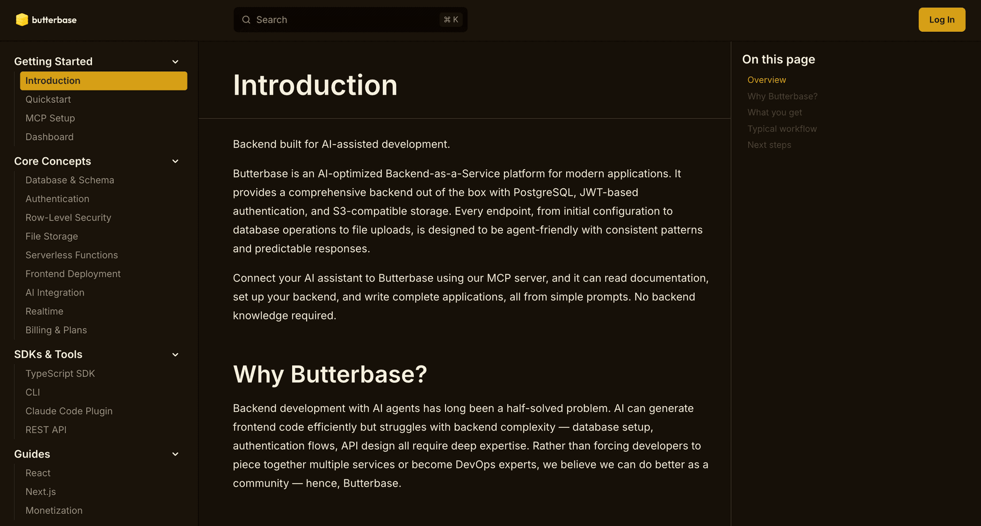 Screenshot 1 of Butterbase