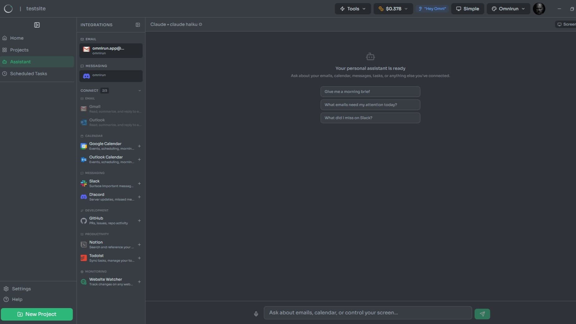 Screenshot 3 of omnirun