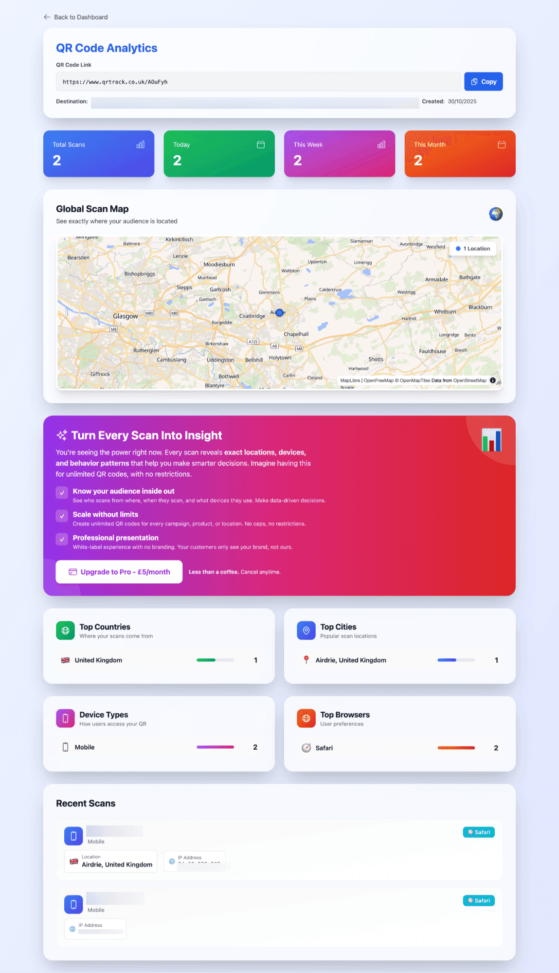 Screenshot 6 of QRTrack - QR Code With Analysis