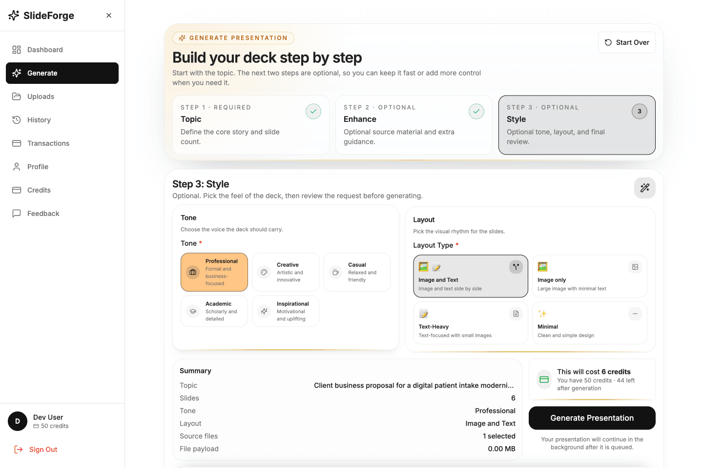 Screenshot 5 of SlideForge
