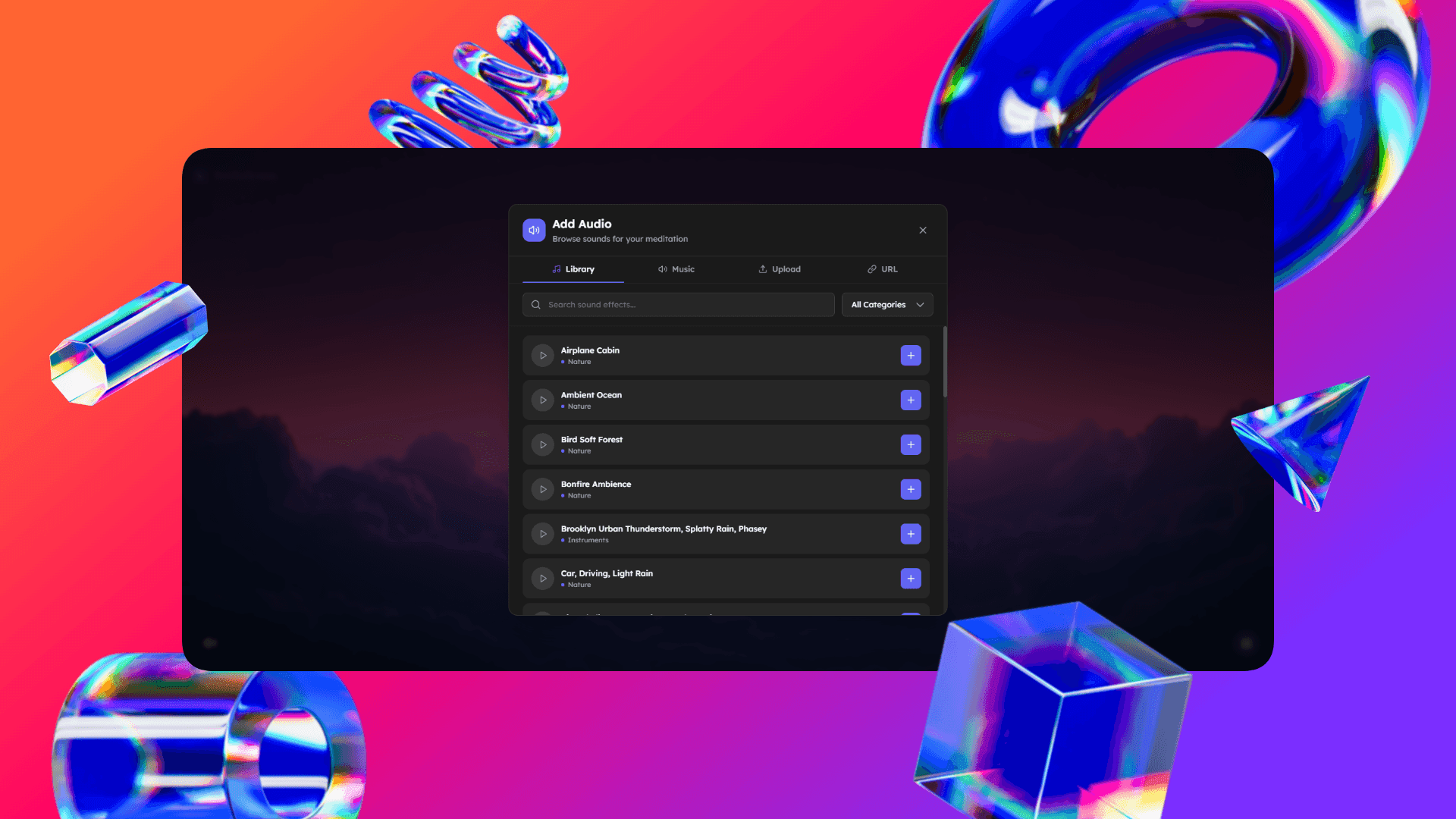 Screenshot 3 of SootheScreen: Relaxing Ambient Sounds